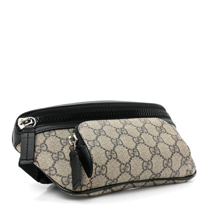 Gucci GG Supreme Monogram Belt Bag Black 4 of 9