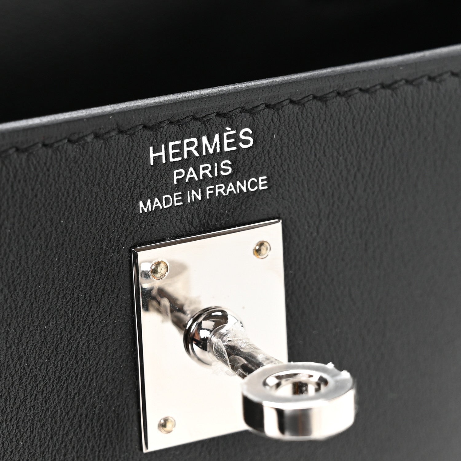 Hermes Cheri Calfskin Kelly Retourne 25 Black 6 of 11