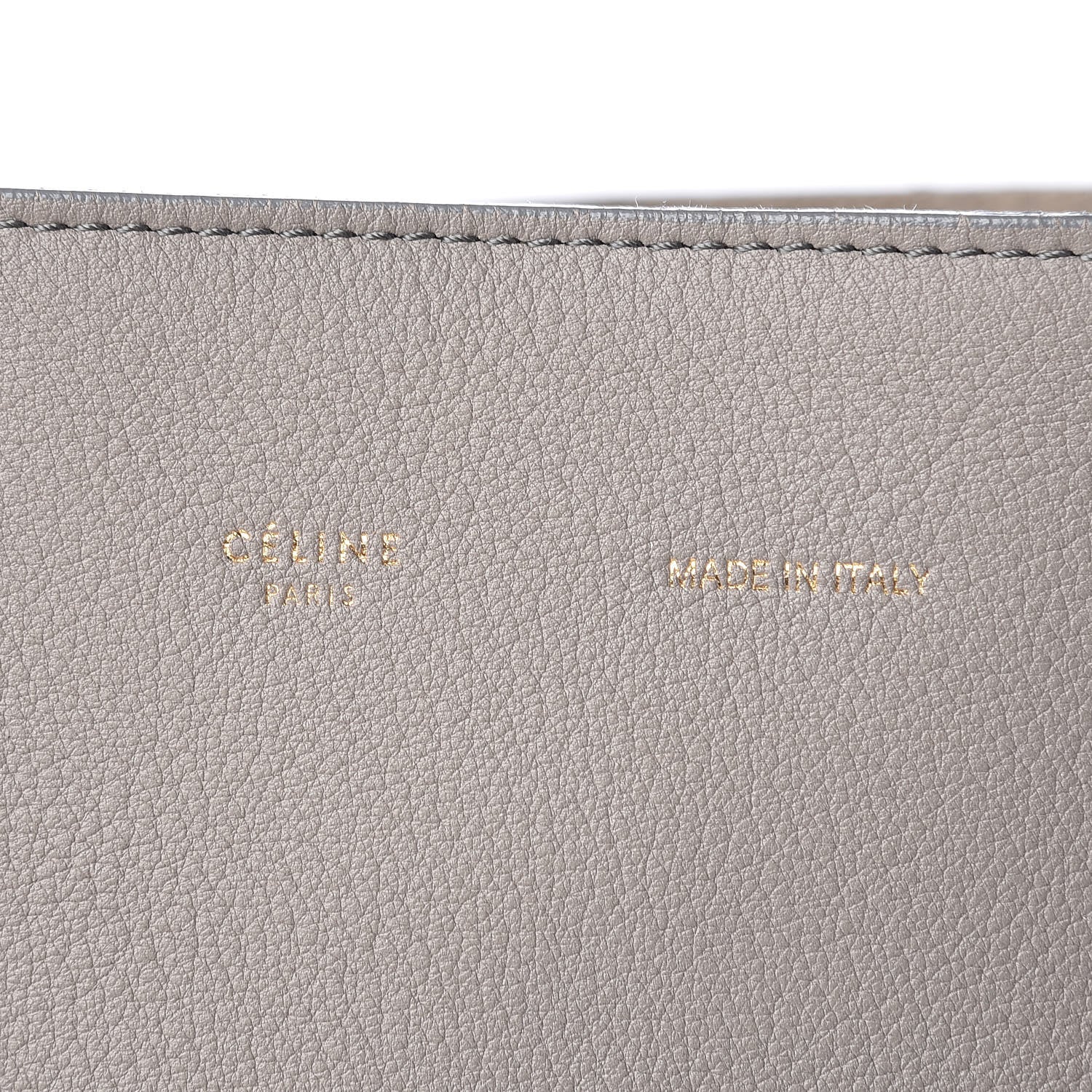 Celine Soft Grained Calfskin Medium Horizontal Cabas Phantom Grey 6 of 11