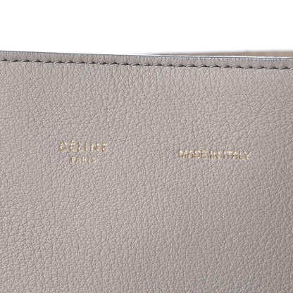 Celine Soft Grained Calfskin Medium Horizontal Cabas Phantom Grey 6 of 11
