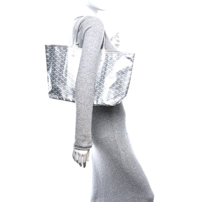 Goyard Goyardine Precious Metals Saint Louis PM Silver 2 of 12