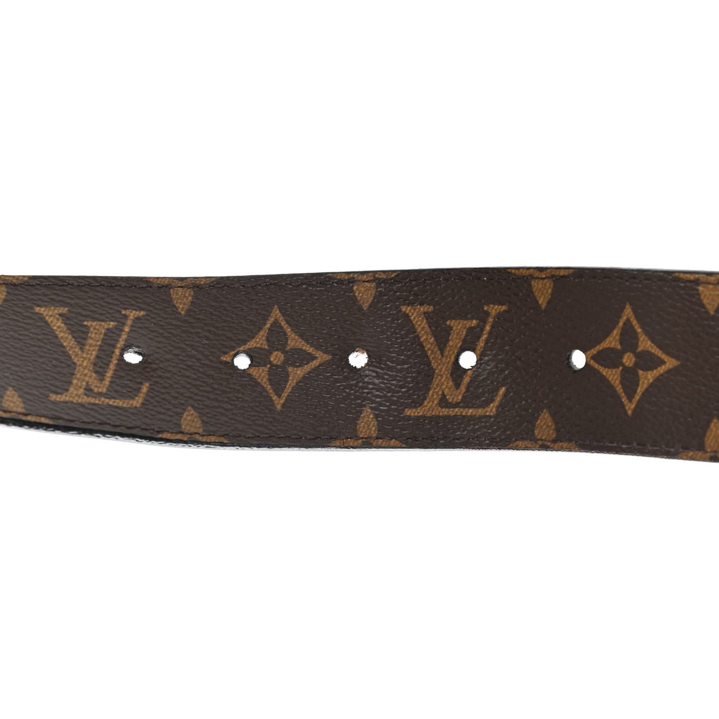 Calfskin Monogram 40mm LV Initiales Reversible Belt 95 38 Black