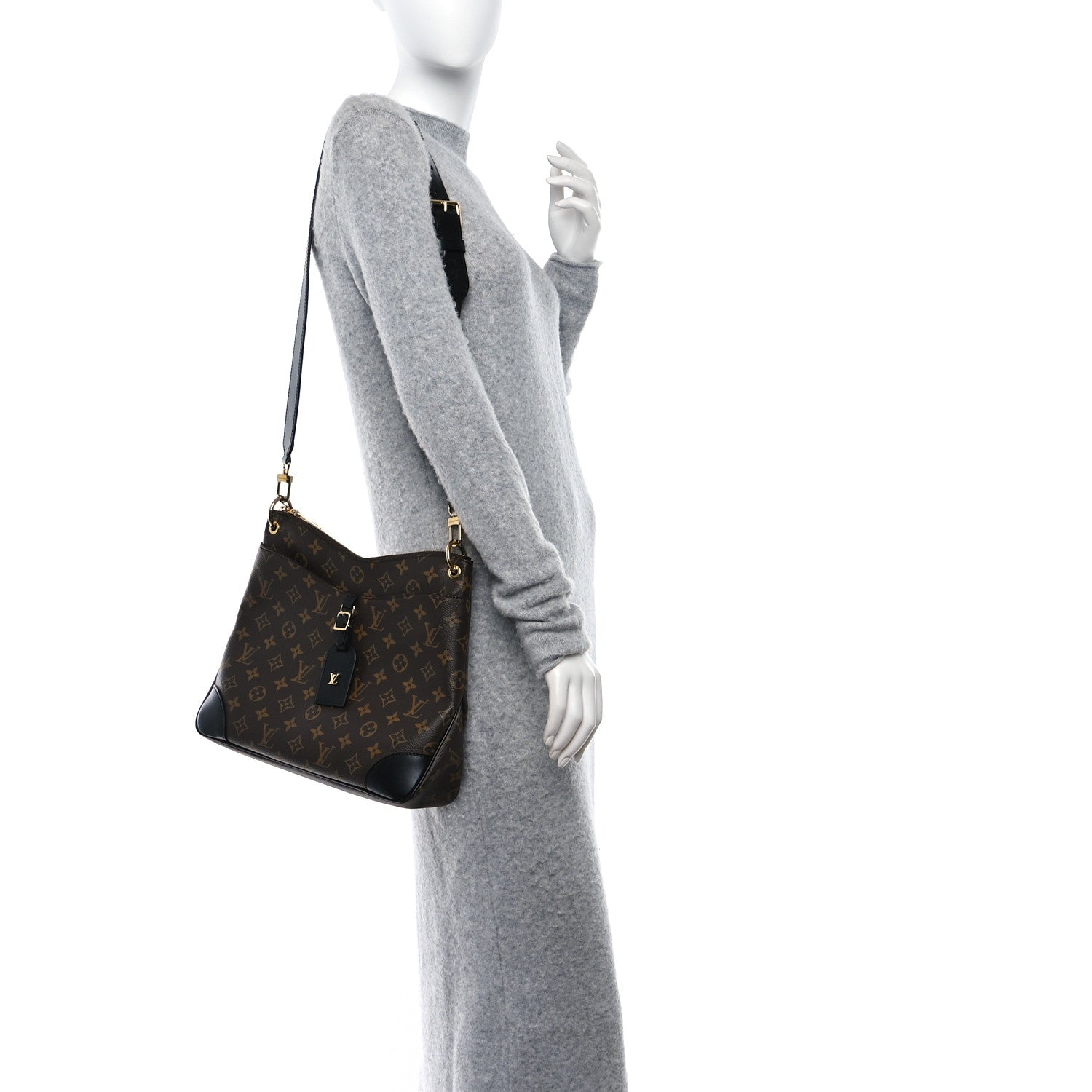 Louis Vuitton Monogram Odeon MM Brown 4 of 9