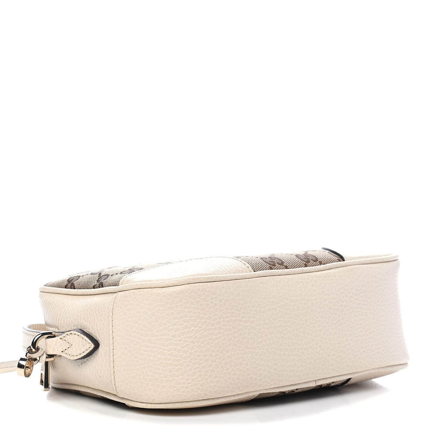 Monogram Dollar Calfskin Mini Bree Messenger Bag Beige Ebony Avoire