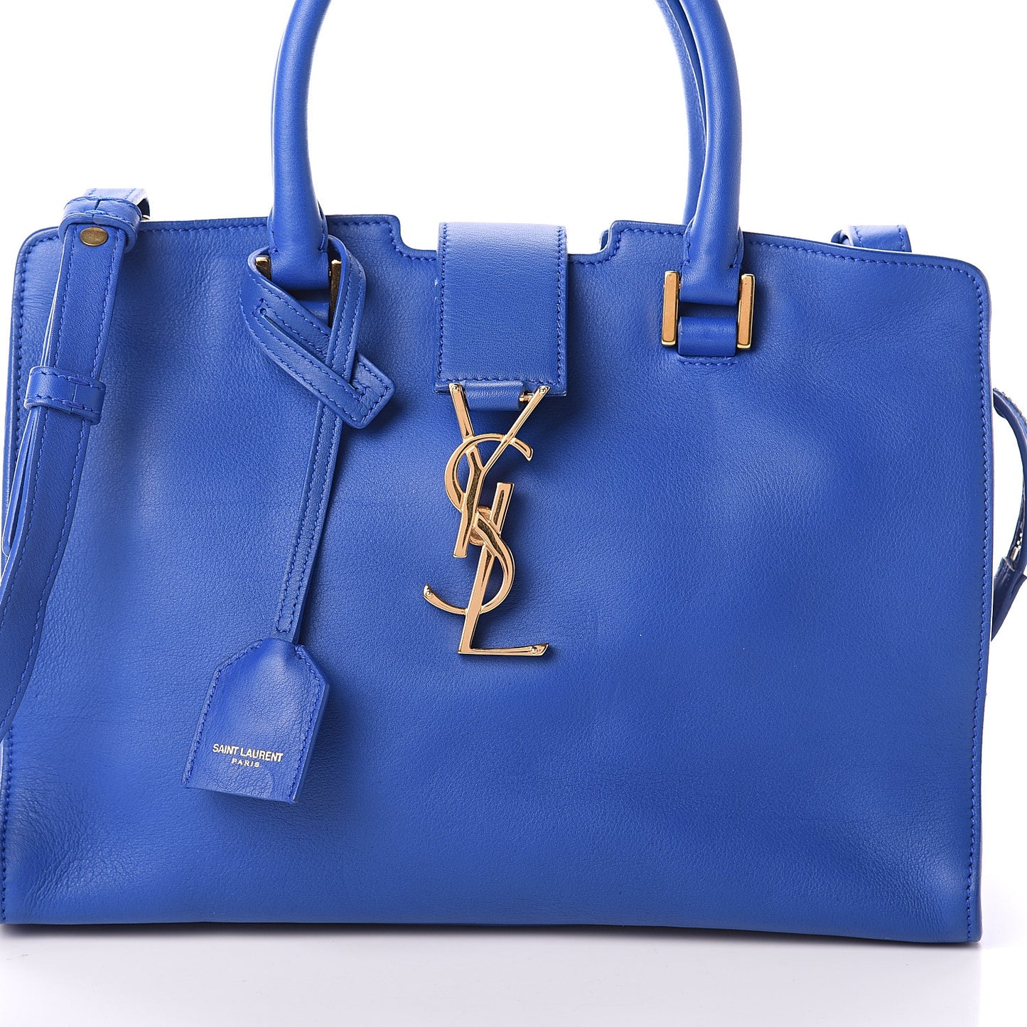 Calfskin Monogram Baby Cabas Blue Majorelle