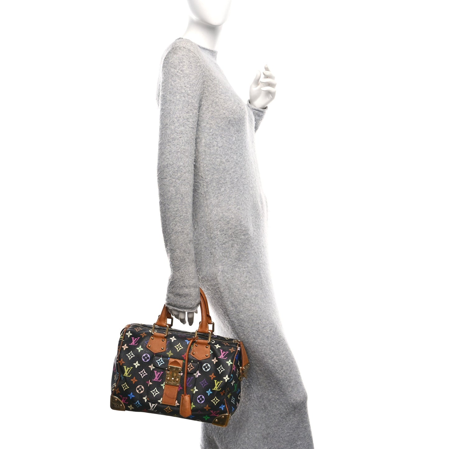 Monogram Multicolor Speedy 30 Black