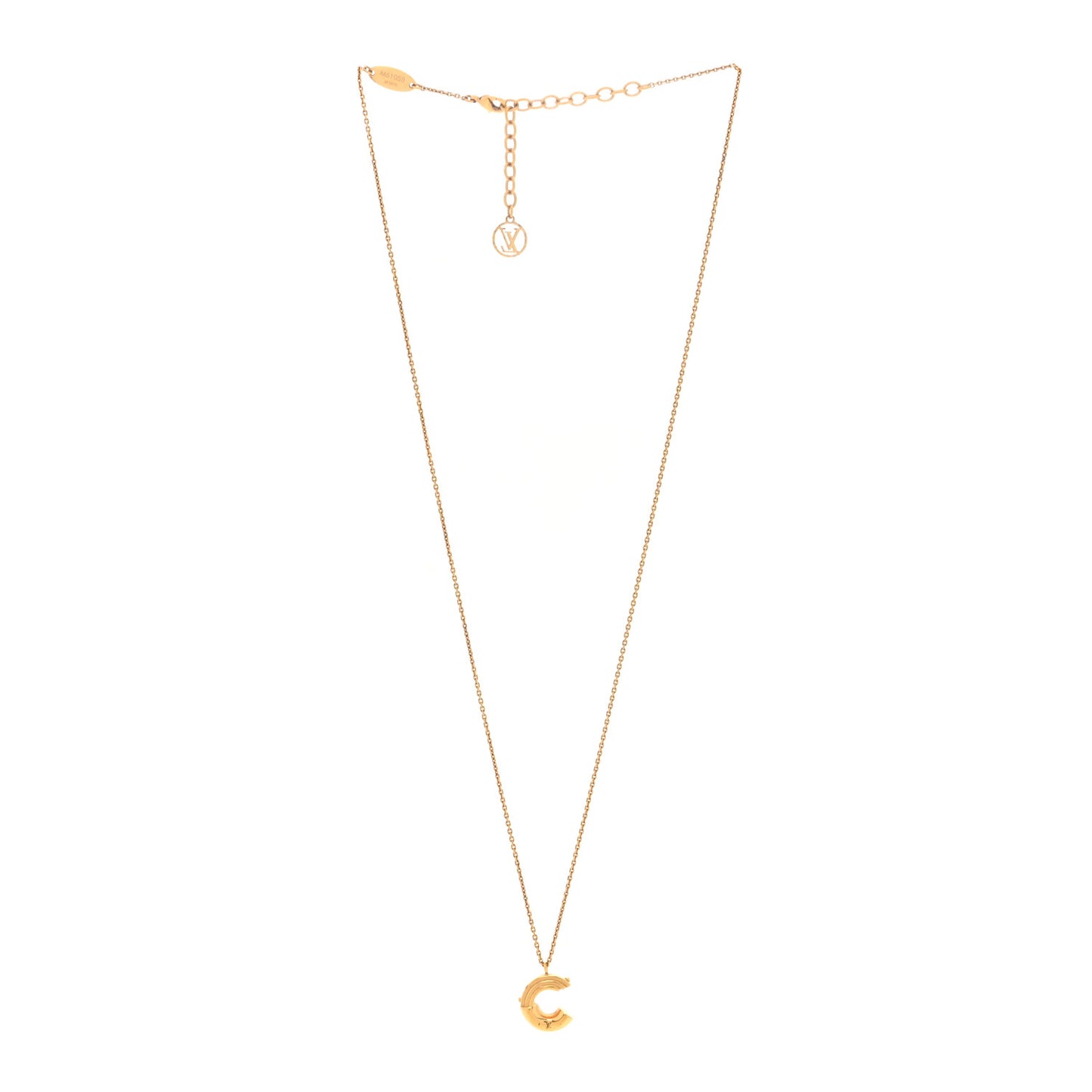 LV And Me Letter C Necklace Gold