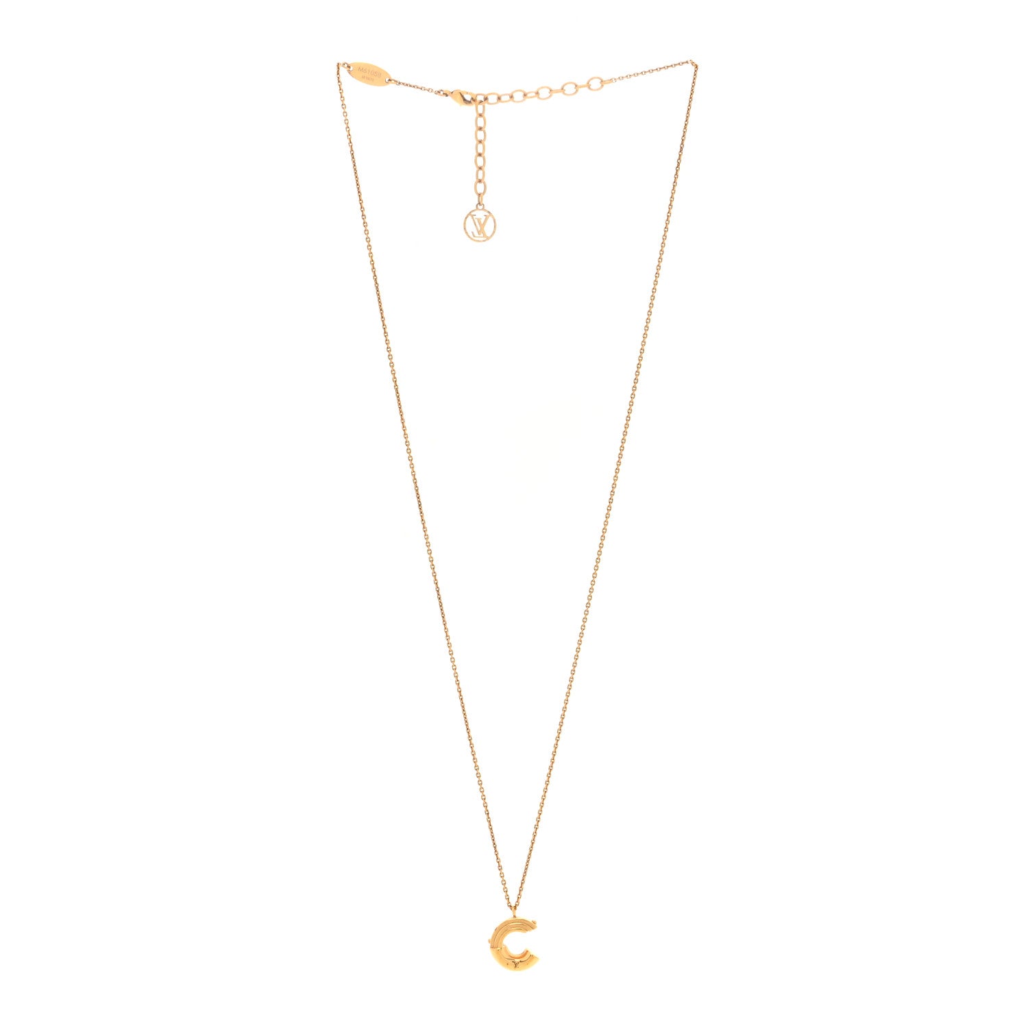 Louis Vuitton LV And Me Letter C Necklace Gold 3 of 6