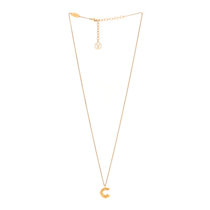 Louis Vuitton LV And Me Letter C Necklace Gold 3 of 6