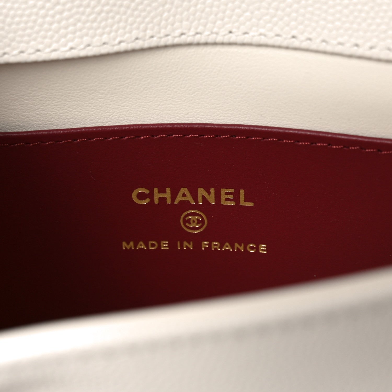Chanel Shiny Caviar Mini Preppy Coco Shoulder Bag White 6 of 11