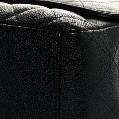 Chanel Caviar Quilted Maxi Single Flap Black 9 of 9
