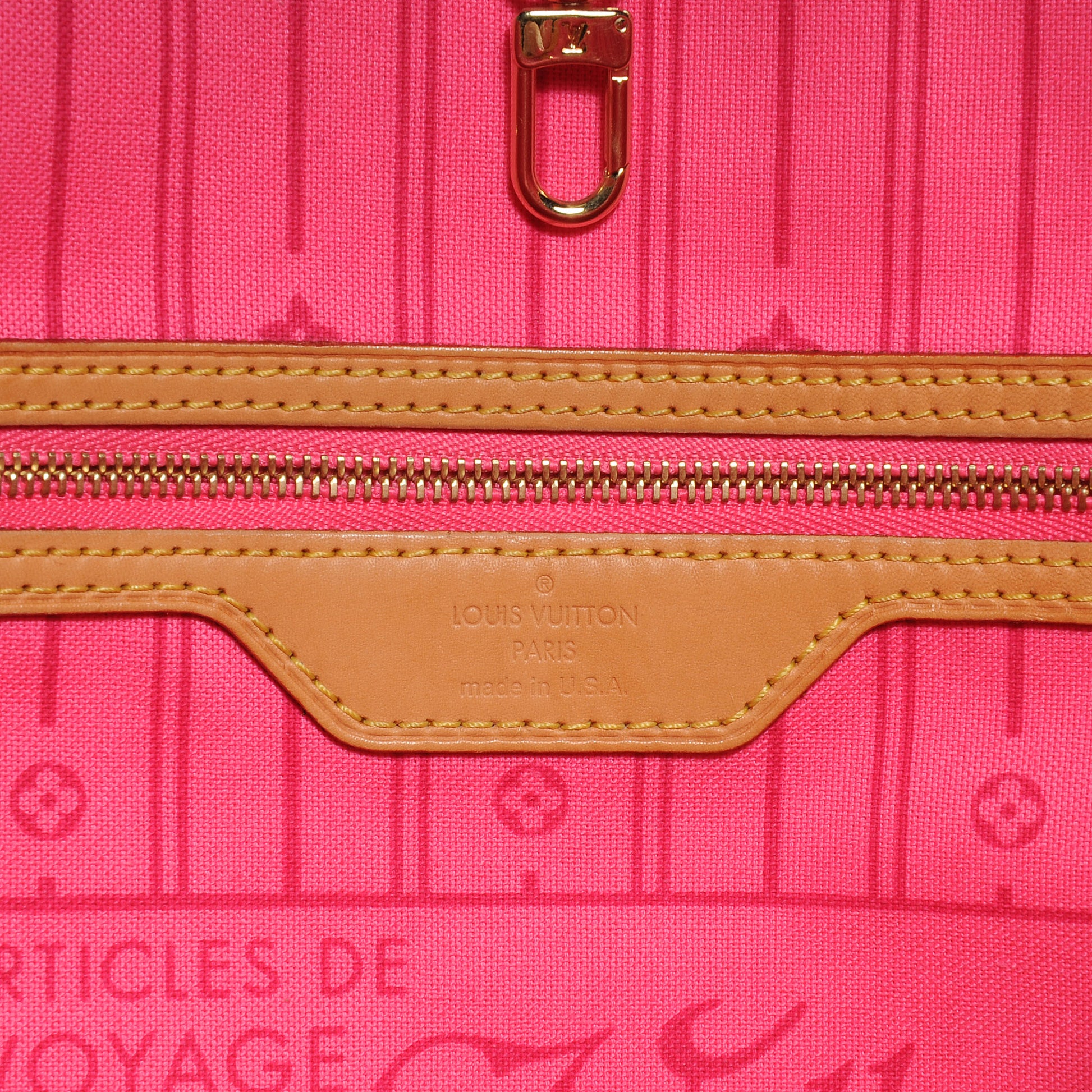 Louis Vuitton Monogram Roses Neverfull MM 6 of 7