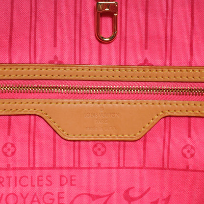 Louis Vuitton Monogram Roses Neverfull MM 6 of 7