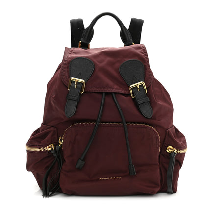 Burberry Nylon Small Rucksack Backpack Burgundy Red 1 of 11