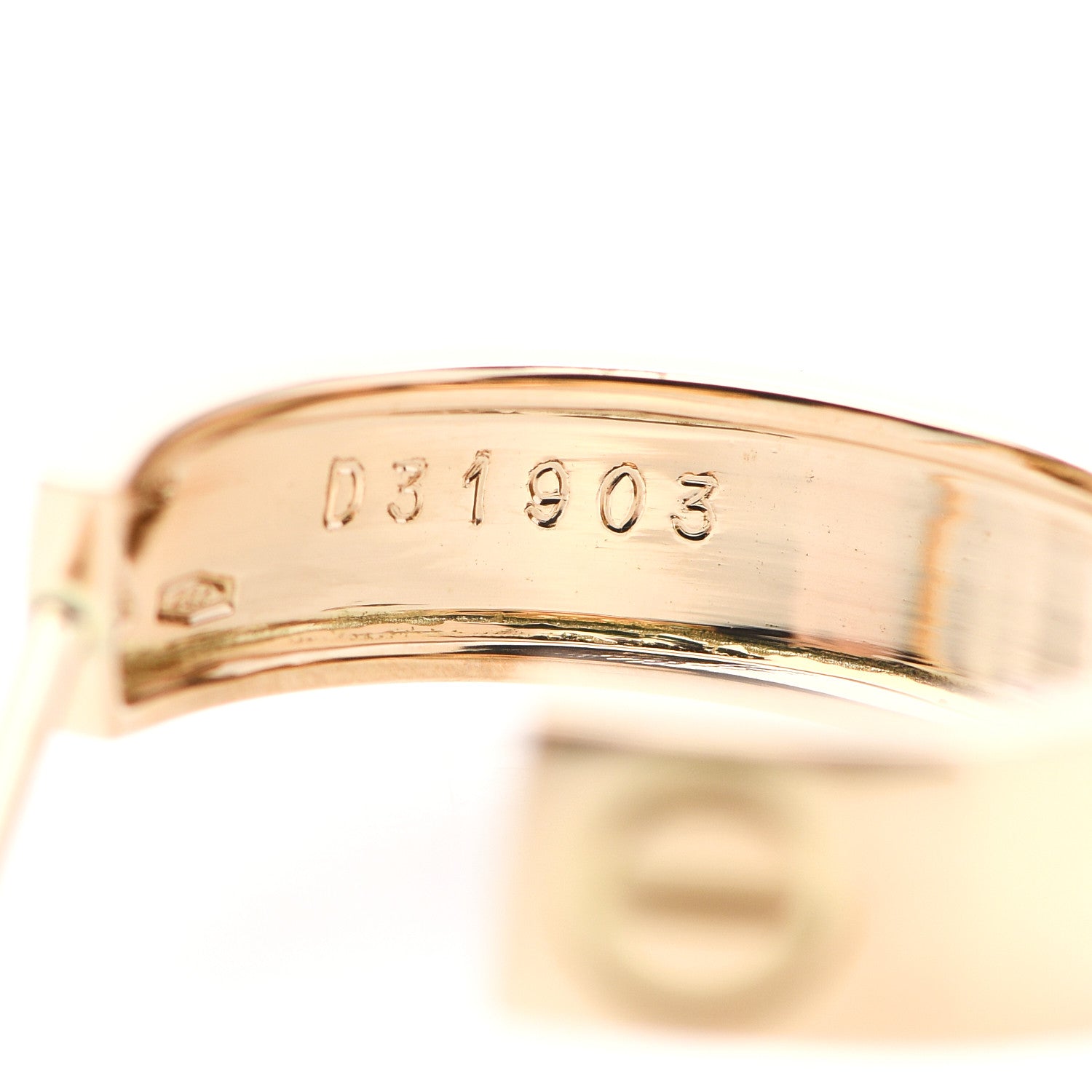 Cartier 18K Yellow Gold 5.5mm LOVE Hoop Earrings 5 of 7