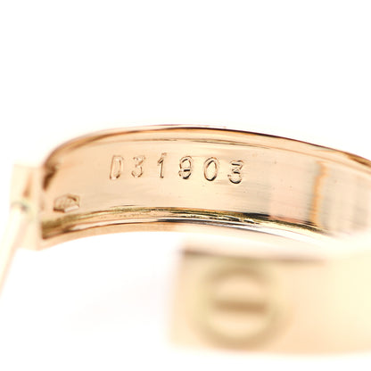 Cartier 18K Yellow Gold 5.5mm LOVE Hoop Earrings 5 of 7