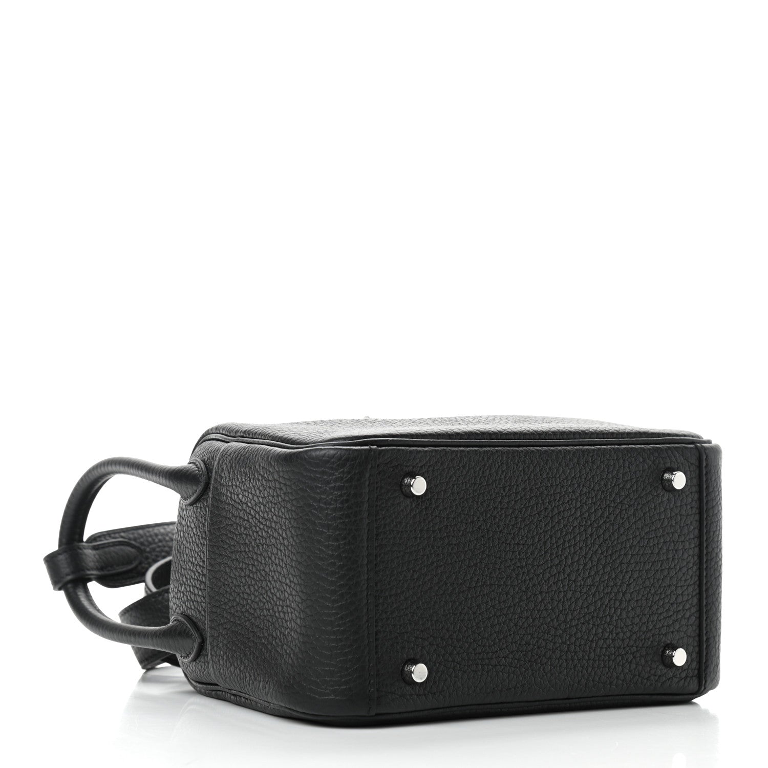 Hermes Taurillon Clemence Mini Lindy 20 Black 4 of 9