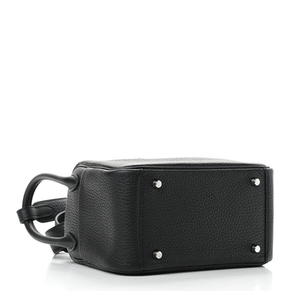 Hermes Taurillon Clemence Mini Lindy 20 Black 4 of 9