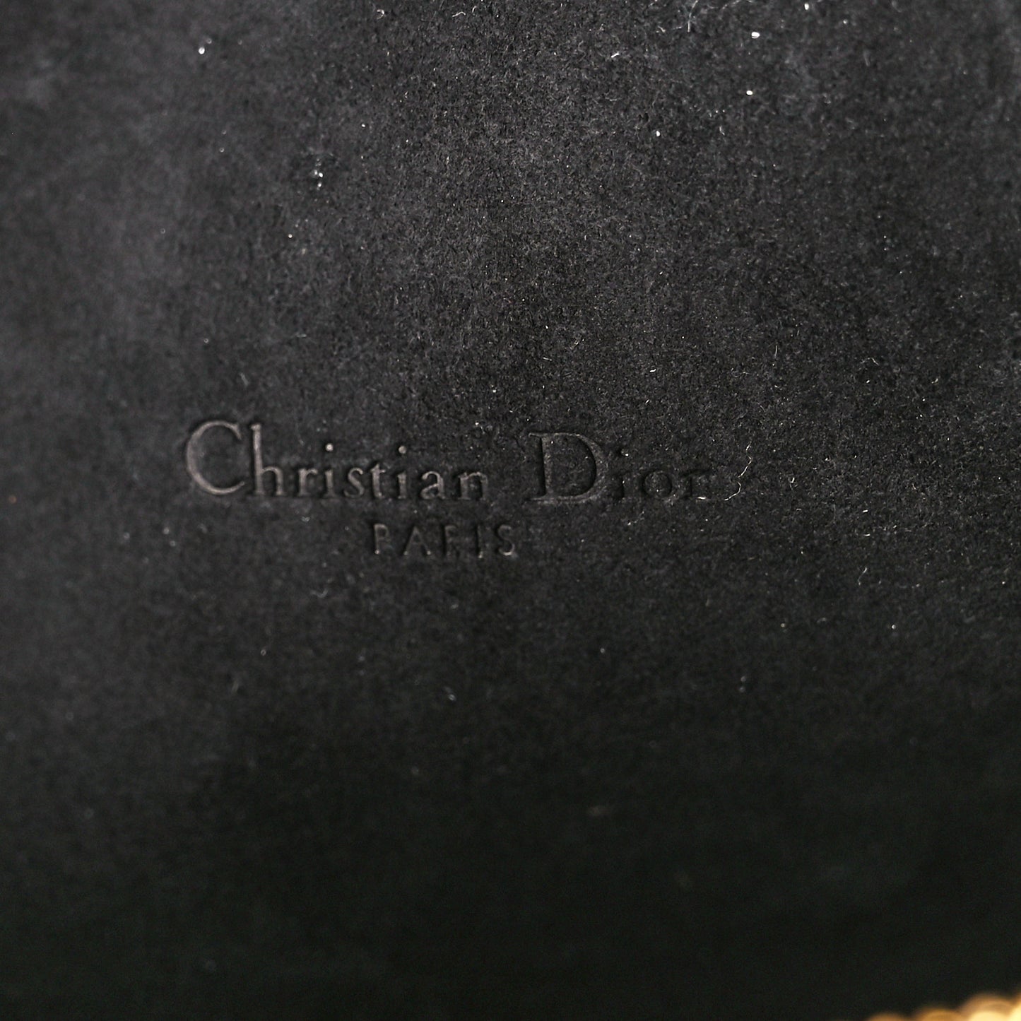 Grained Calfskin Caro Double Pouch Black