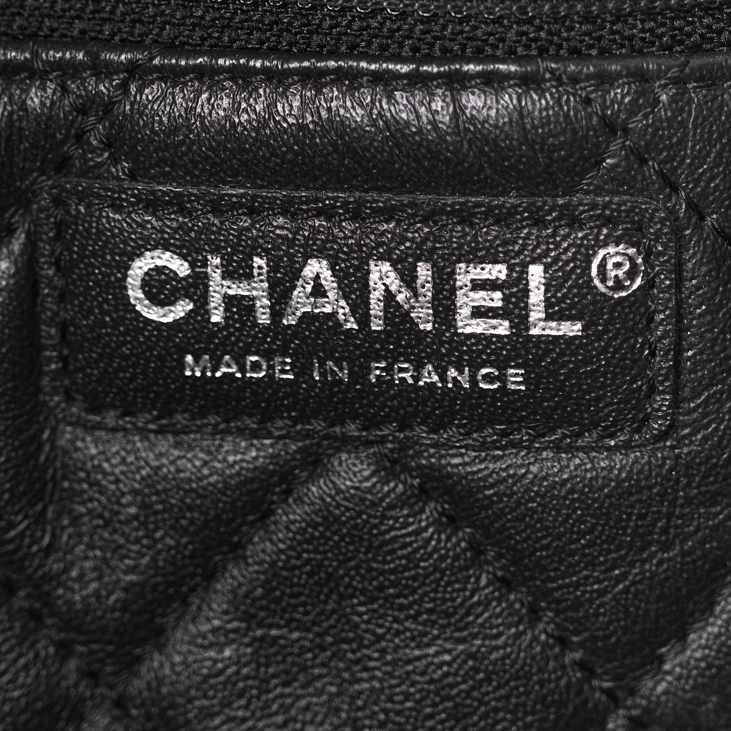 Chanel Calfskin Stitched Large Urban Luxury Drawstring Backpack Black 6 of 11