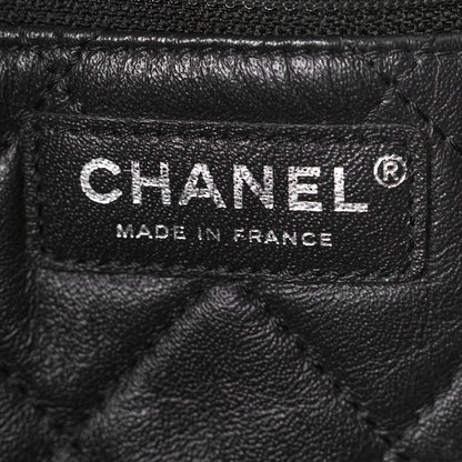 Chanel Calfskin Stitched Large Urban Luxury Drawstring Backpack Black 6 of 11