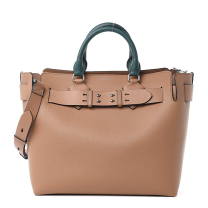 Burberry Soft Grain Calfskin Medium Belt Bag Light Camel Chalk White 1 of 12