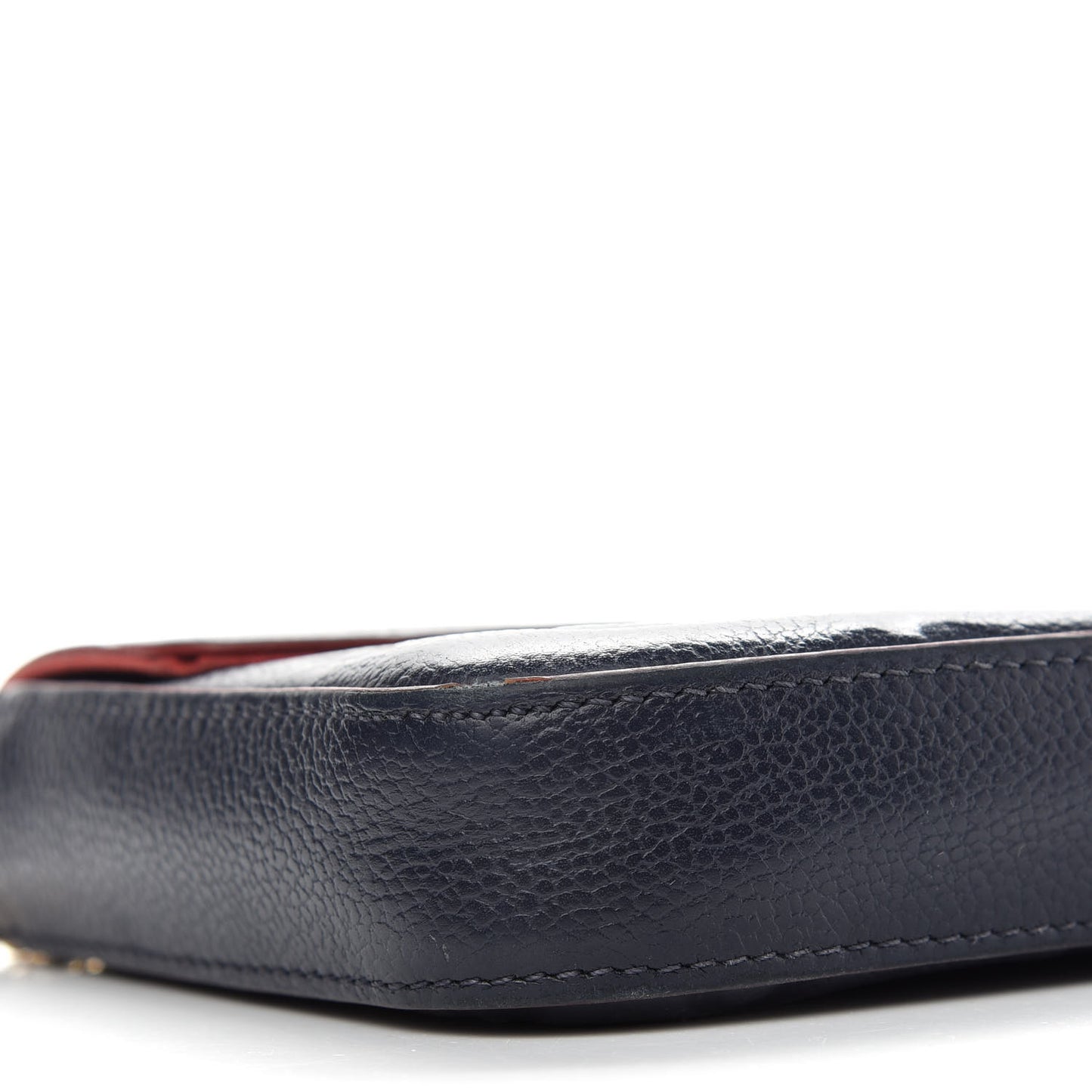 Empreinte Pochette Felicie Chain Wallet Marine Rouge