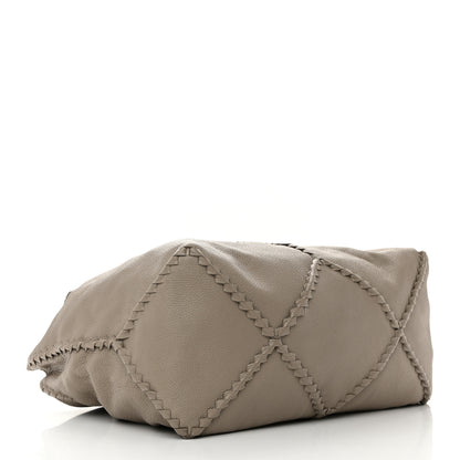 Bottega Veneta Washed Cervo Deerskin Large Hobo Light Grey 4 of 15