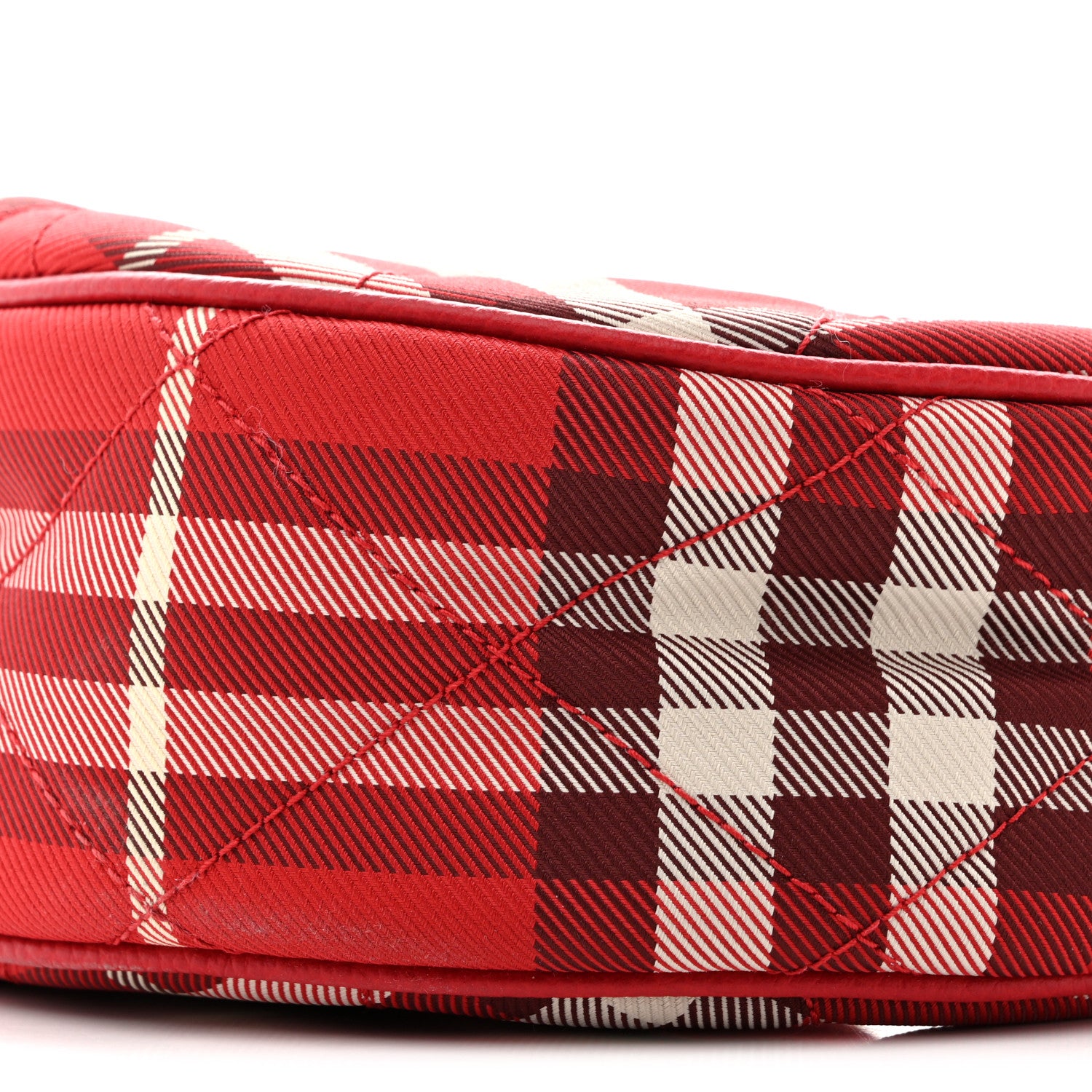 Burberry Nylon Horseshoe Crossbody Bag Crayon Red 9 of 9
