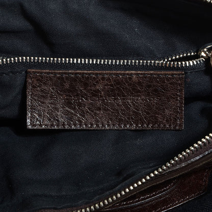 Balenciaga Chevre Denim Classic Hardware First Chocolate 14 of 14