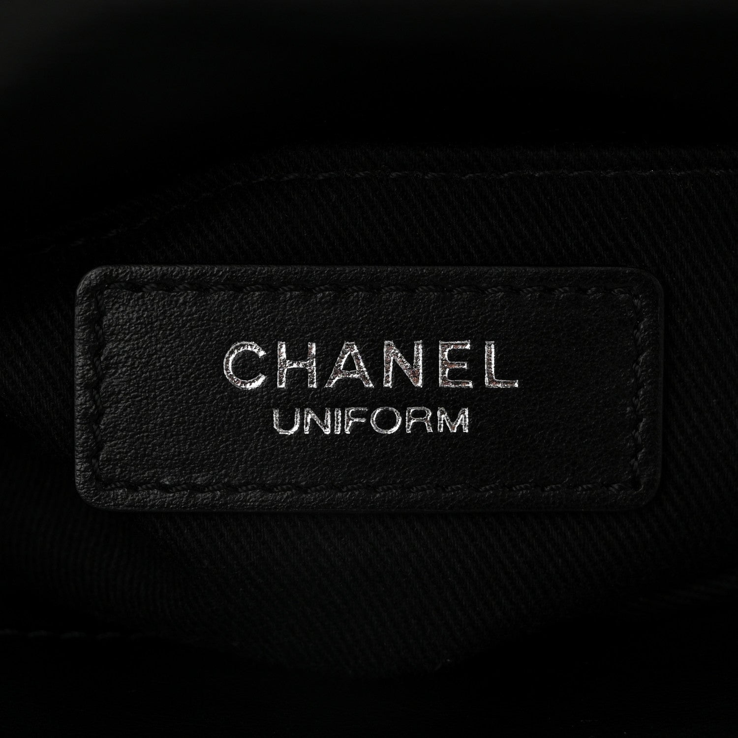 Chanel Calfskin Quilted CC Uniform Flap Belt Bag Black 6 of 11