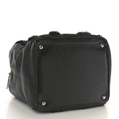 Chanel Lambskin Pony Hair Tote Black 4 of 11