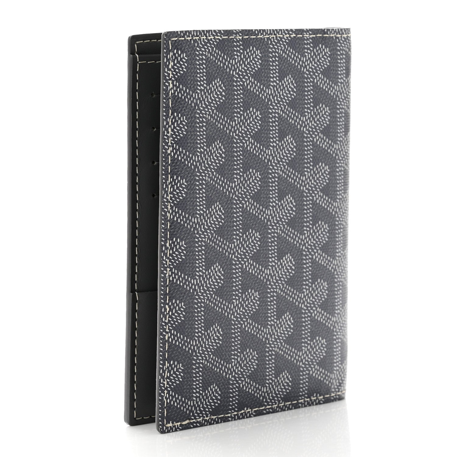 Goyard Goyardine Grenelle Passport Wallet Grey 3 of 7