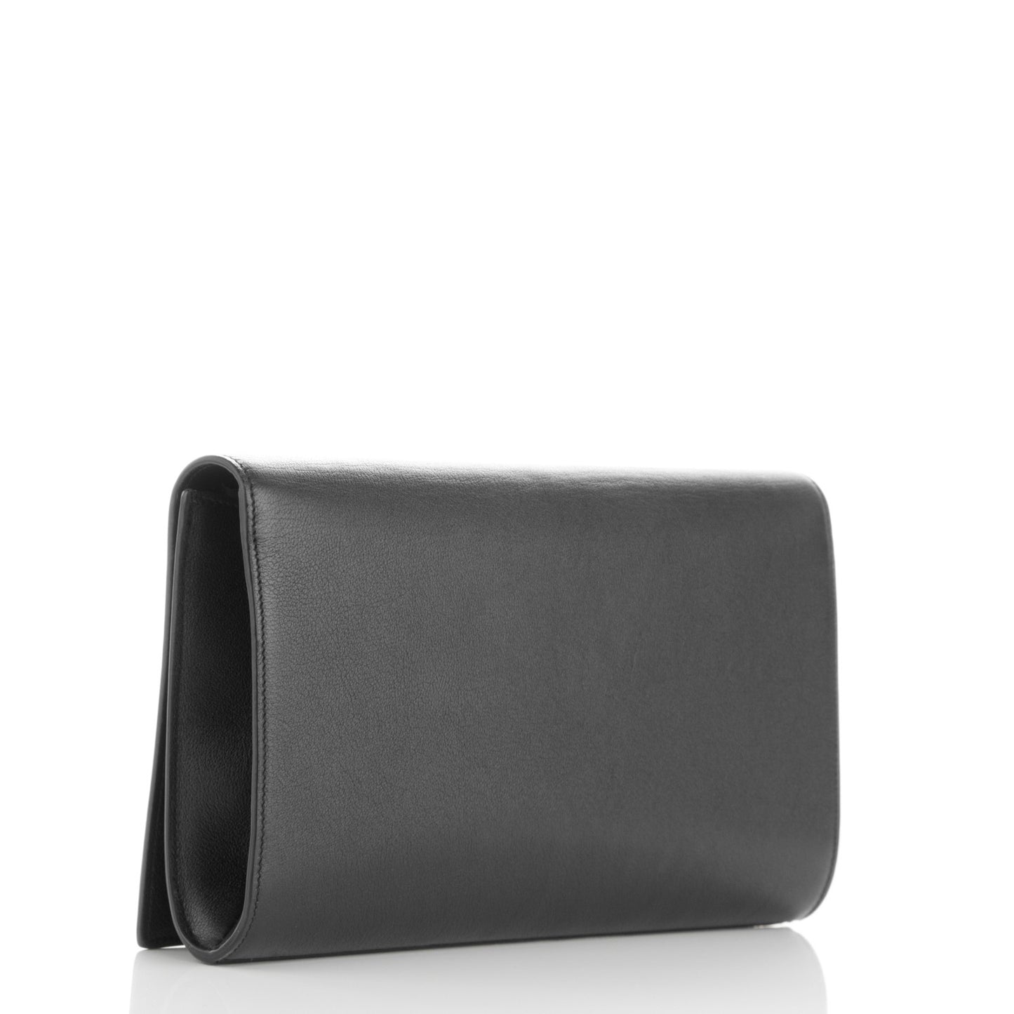 Calfskin Monogram Large Belle De Jour Clutch Black