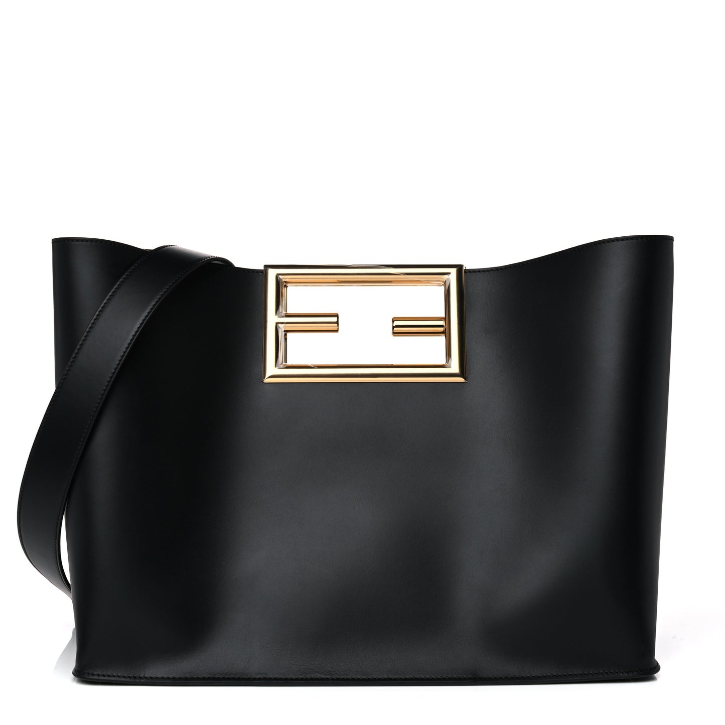 Vitello King Medium Fendi Way Tote Black