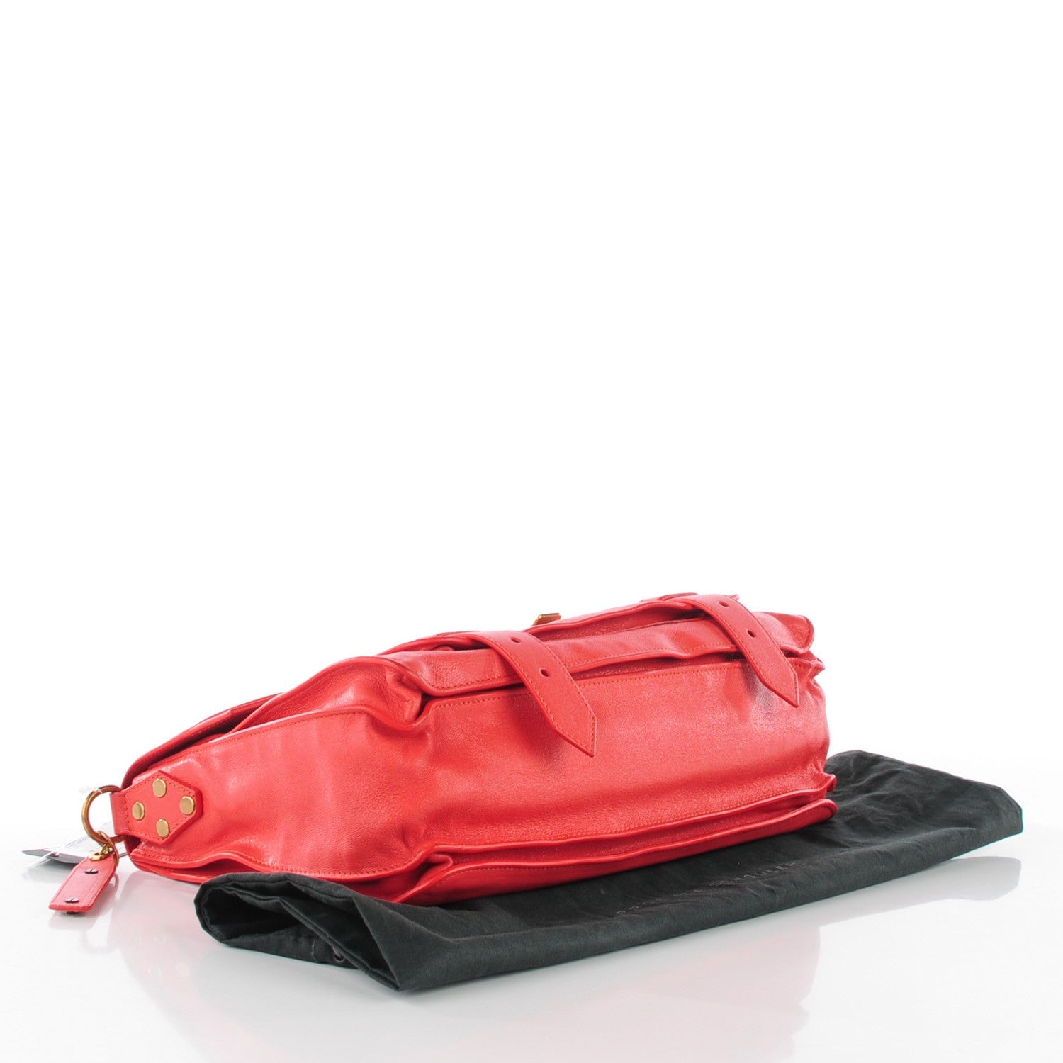 Proenza Schouler Lambskin Medium PS1 Satchel Deep Coral 9 of 14