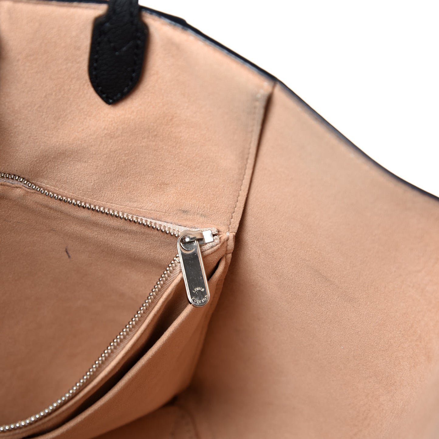 Calfskin Lockme Cabas Vanille Black