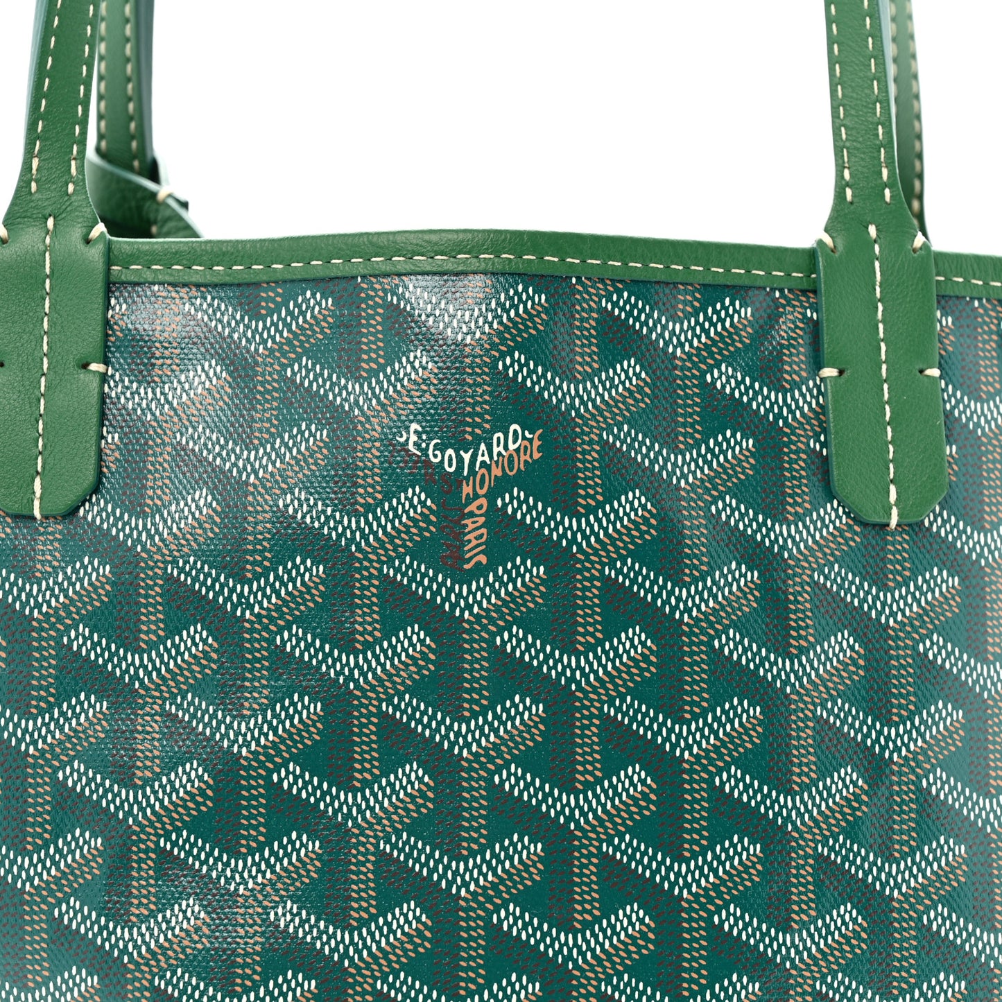 Goyardine Reversible Mini Anjou Green