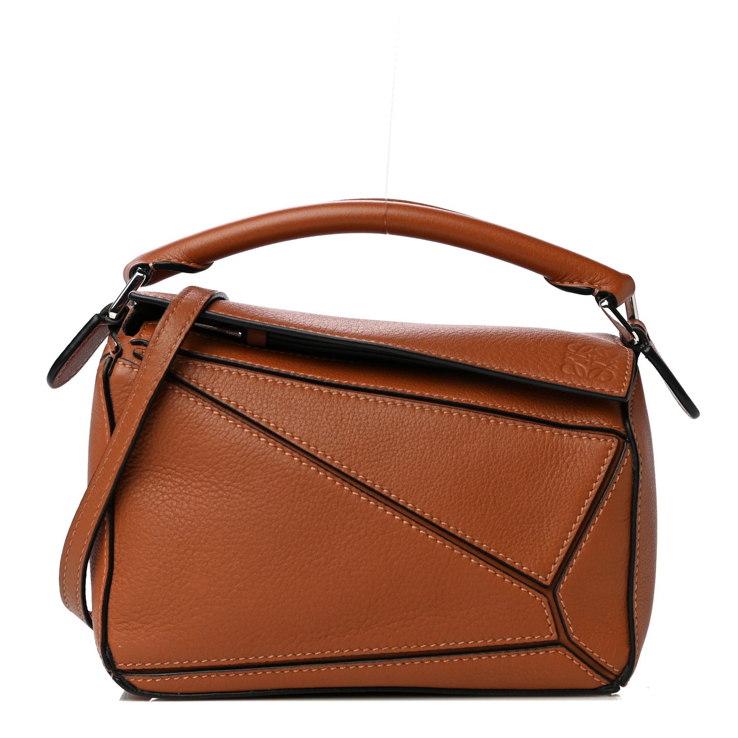 Calfskin Mini Puzzle Bag Tan
