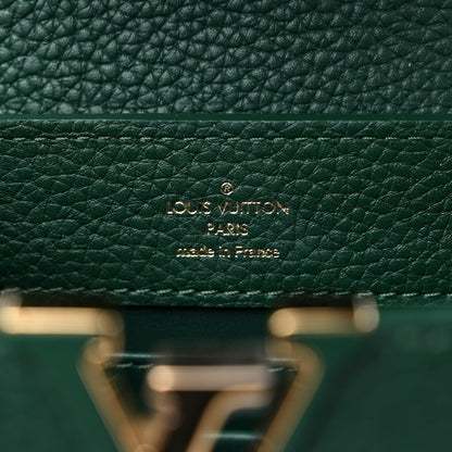 Louis Vuitton Taurillon Ayers Mini Capucines Emeraude 6 of 8