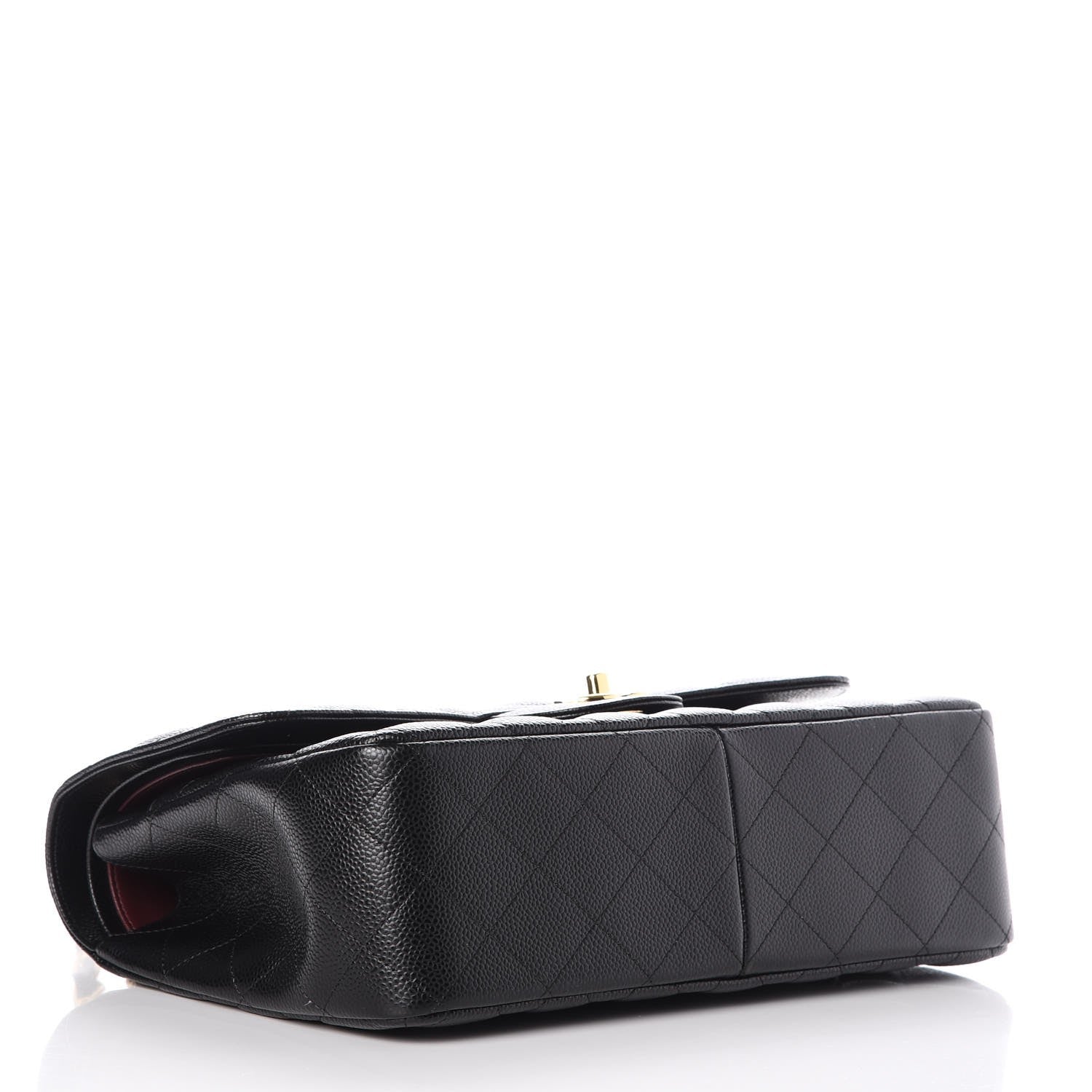 Chanel Caviar Quilted Jumbo Double Flap Black 5 of 9