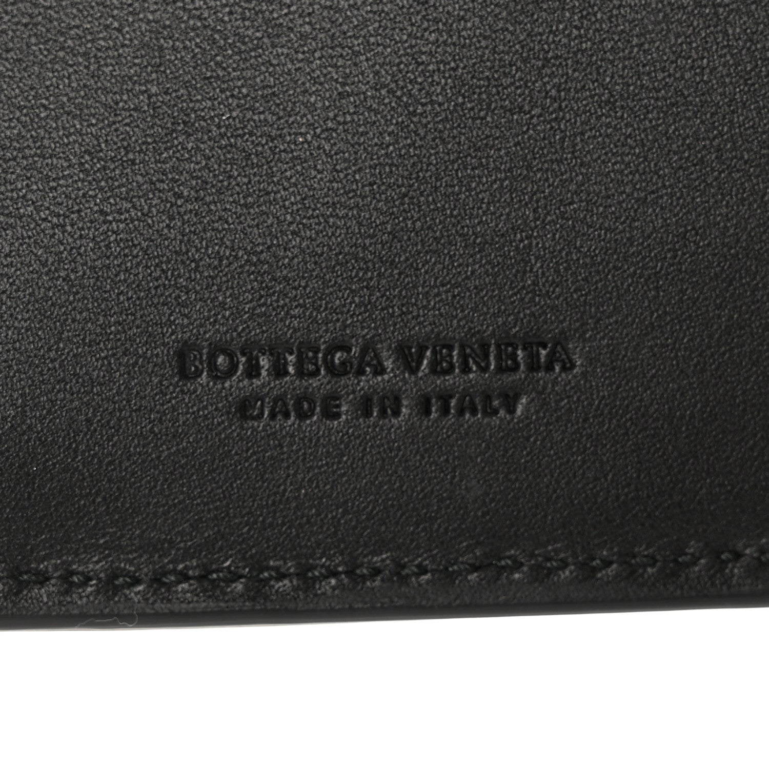 Bottega Veneta Nappa Intrecciato Trifold Wallet Black 6 of 10