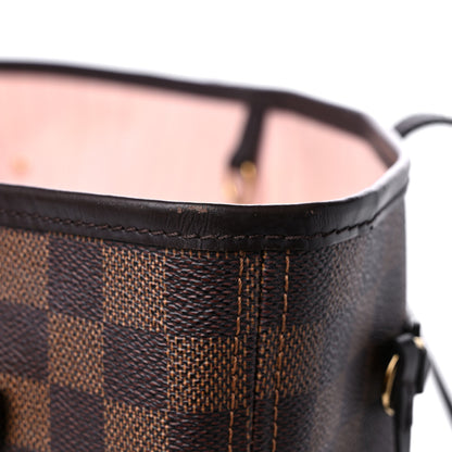 Louis Vuitton Damier Ebene Neo Neverfull MM Rose Ballerine 13 of 15
