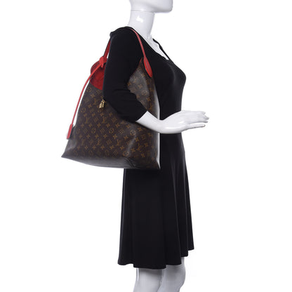 Louis Vuitton Monogram Flower Hobo Coquelicot 2 of 10