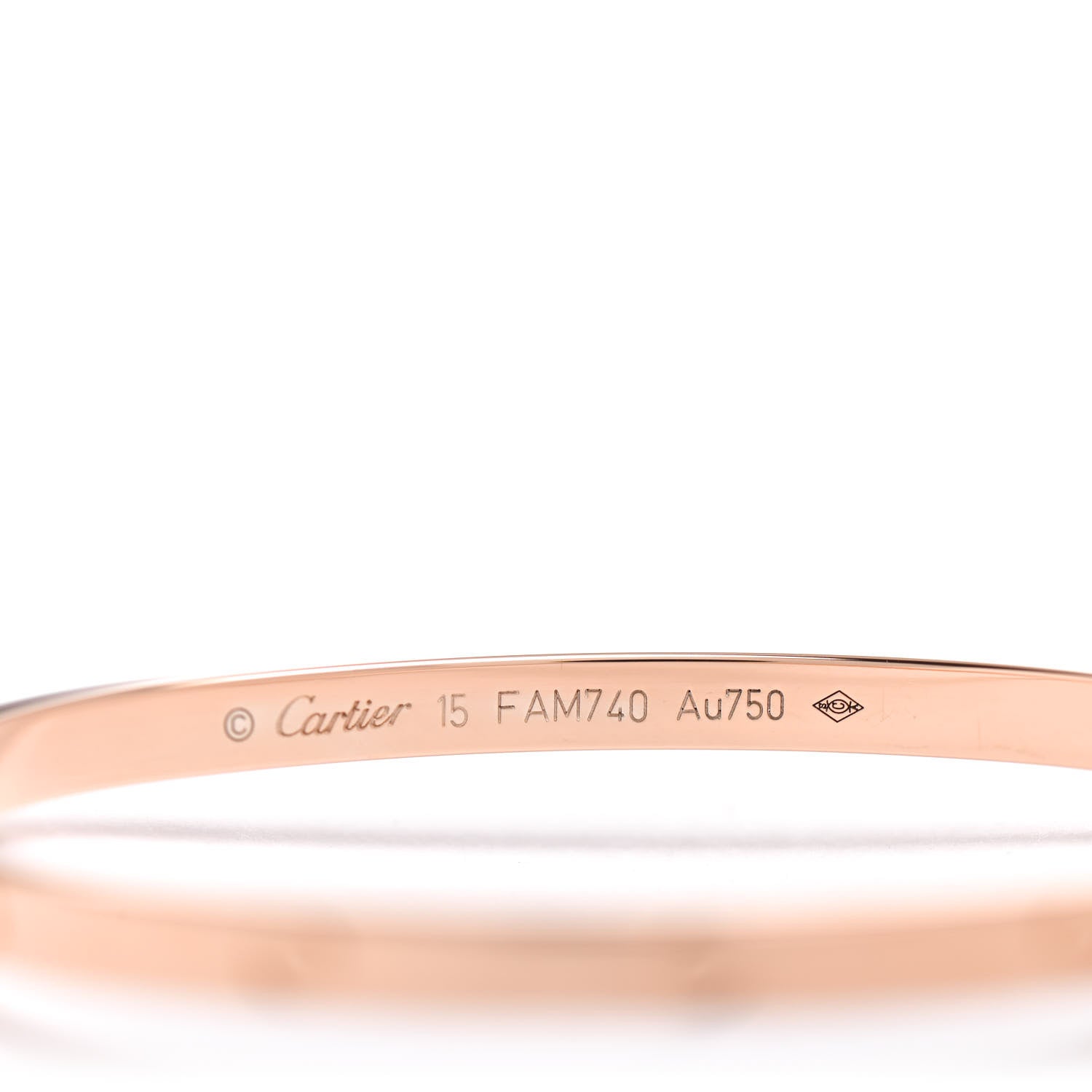 Cartier 18K Yellow Gold Small LOVE Bracelet 15 4 of 4