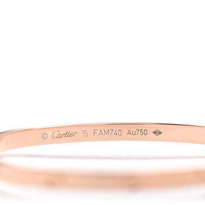 Cartier 18K Yellow Gold Small LOVE Bracelet 15 4 of 4