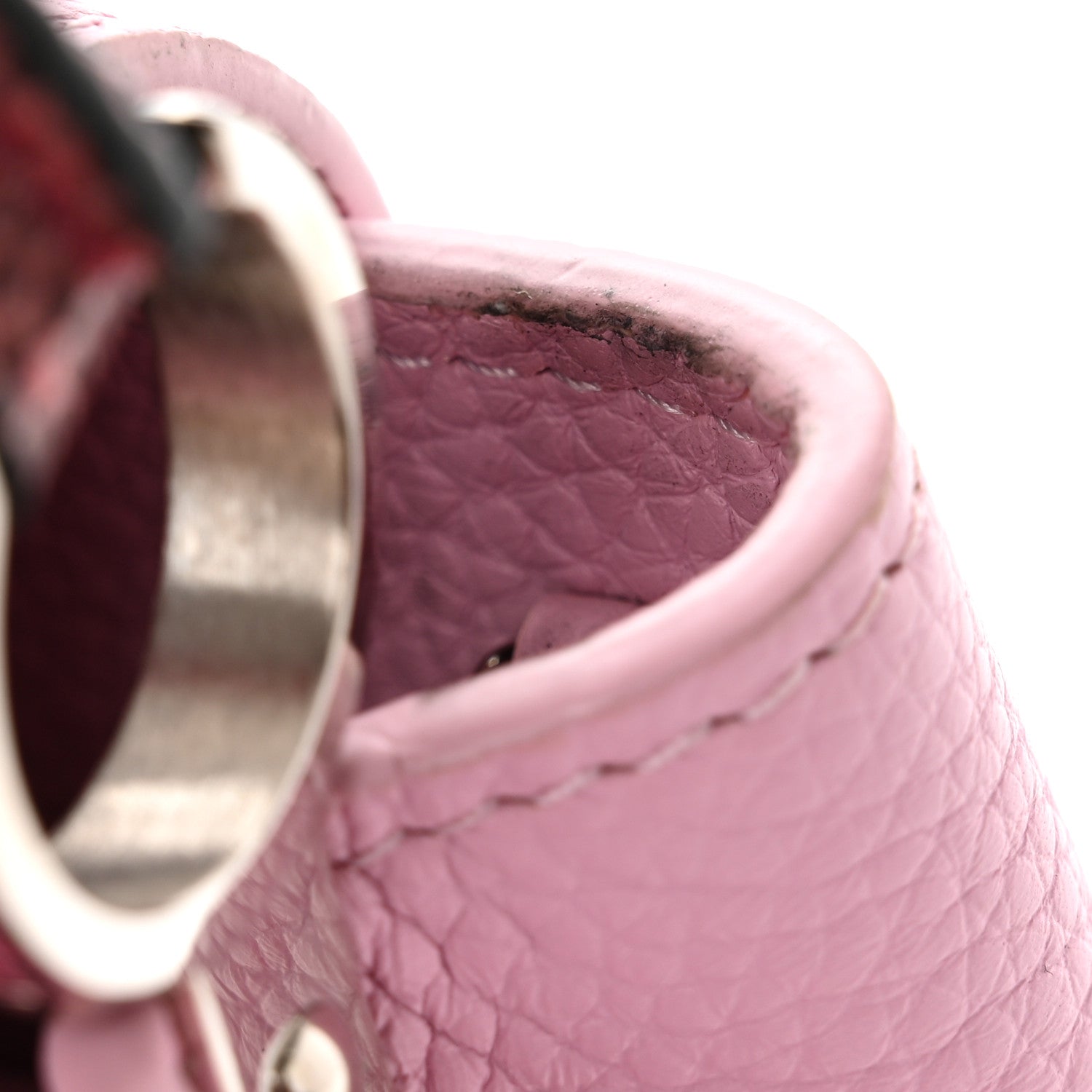 Louis Vuitton Taurillon Ayers Capucines Mini Pink 11 of 11