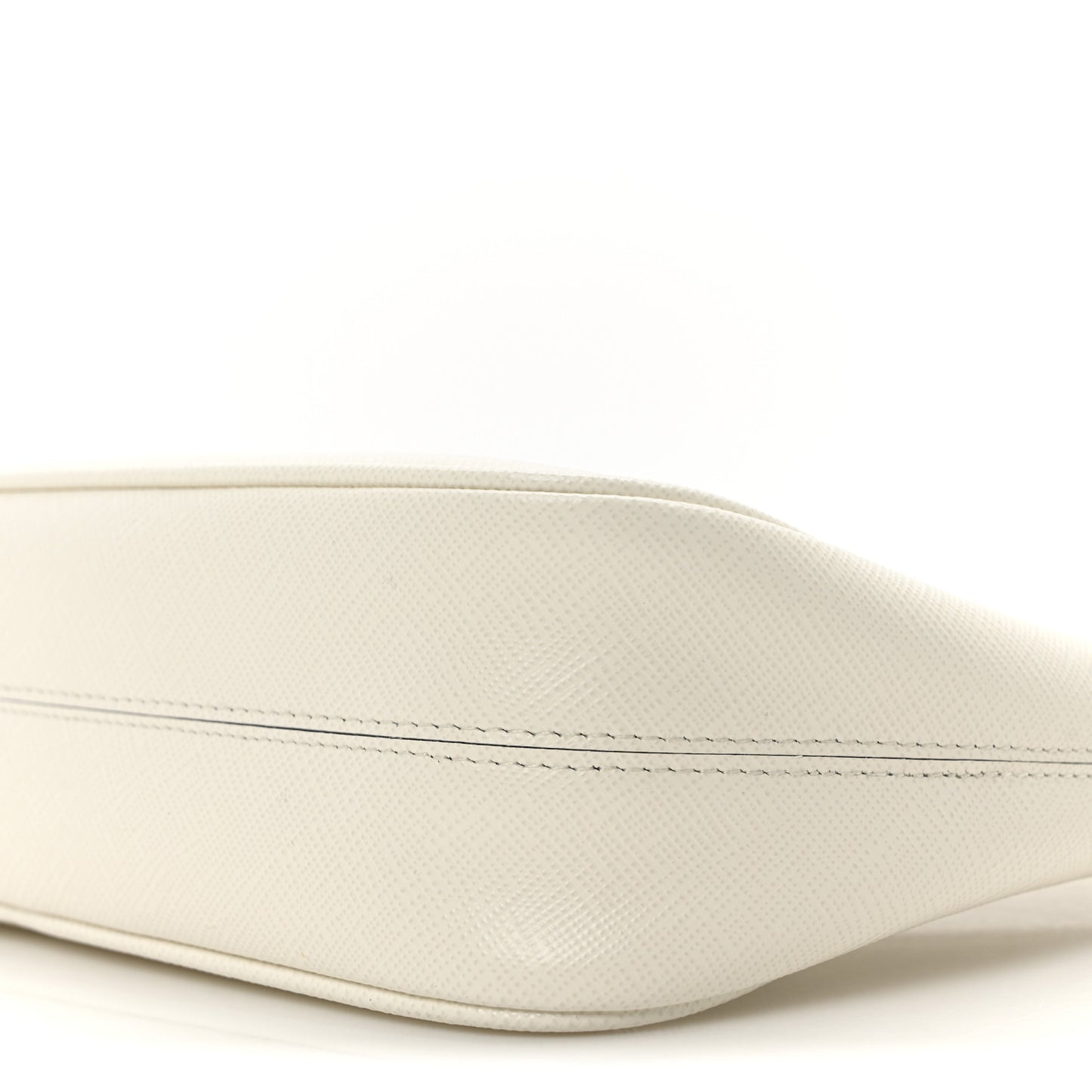 Saffiano Lux Mini Re-Edition Shoulder Bag White