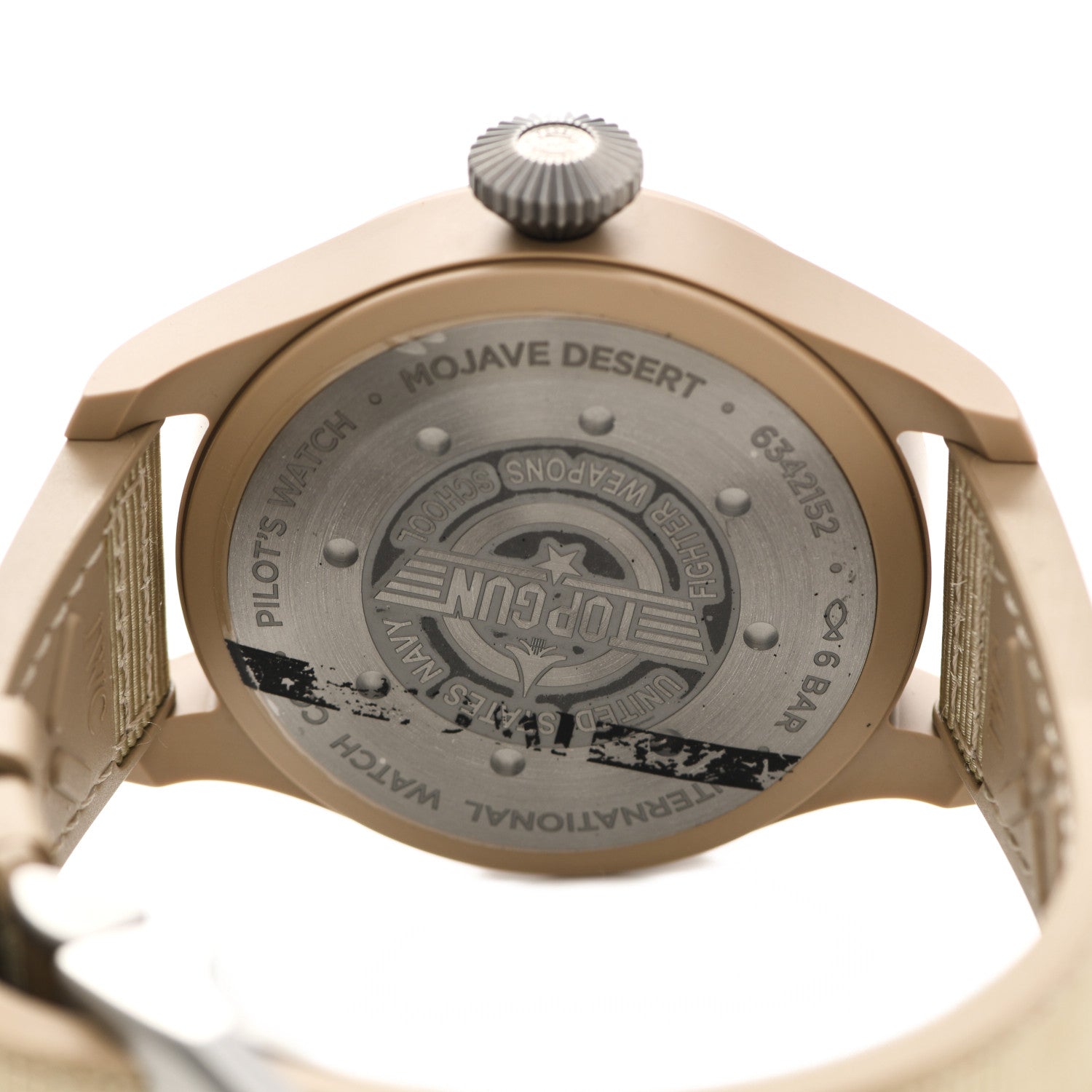 IWC Ceramic Fabric 46mm Big Pilot Top Gun Mojave Desert Edition Automatic Watch Brown IW506003 4 of 5