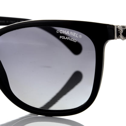 Chanel Cat Eye Chain Polarized Sunglasses 5260-Q Black 7 of 8